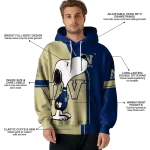 navy midshipmen playful snoopy blue hoodie best selling