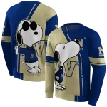 navy midshipmen playful snoopy blue hoodie best selling