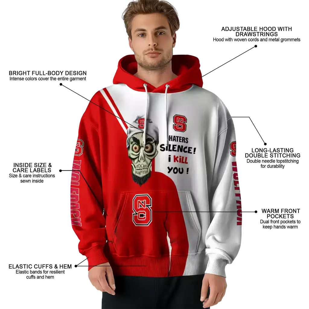 nc state wolfpack achmed skull red hoodie latest model nc state wolfpack achmed skull red hoodie latest model