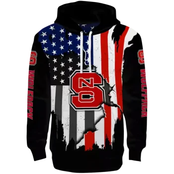 nc state wolfpack american pride black hoodie best selling