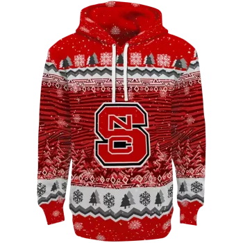 nc state wolfpack christmas trees red hoodie best selling