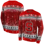 nc state wolfpack christmas trees red hoodie best selling