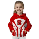 nc state wolfpack concentric lines red black hoodie best selling