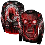 nc state wolfpack demonic skull red black hoodie best selling
