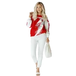 nc state wolfpack dynamic slash red white hoodie best selling