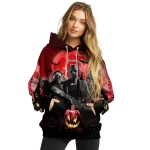nc state wolfpack halloween vibes red black hoodie best selling