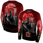 nc state wolfpack halloween vibes red black hoodie best selling