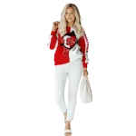 nc state wolfpack heartbeat graphic red hoodie best selling