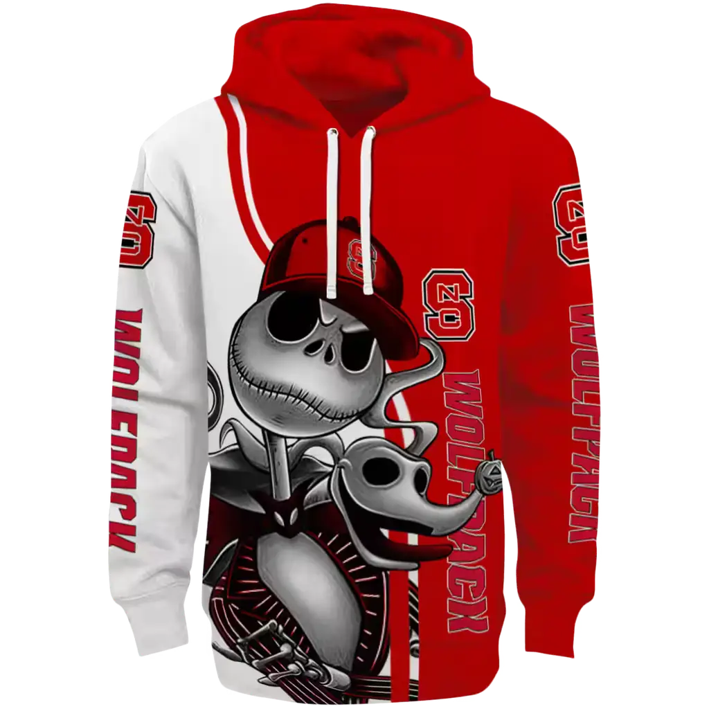 nc state wolfpack jack skellington red hoodie best selling nc state wolfpack jack skellington red hoodie best selling