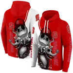 nc state wolfpack jack skellington red hoodie best selling