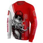 nc state wolfpack jack skellington red hoodie best selling