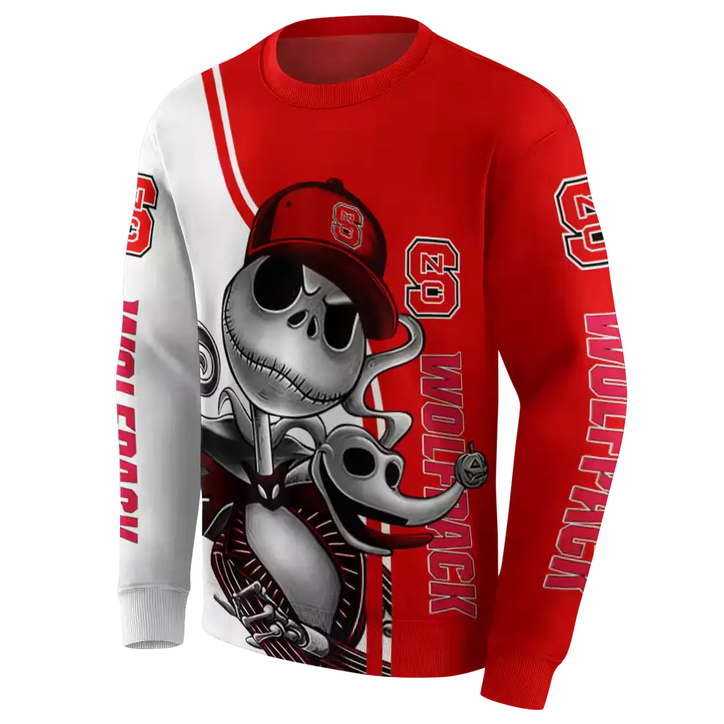 nc state wolfpack jack skellington red hoodie new arrival nc state wolfpack jack skellington red hoodie new arrival