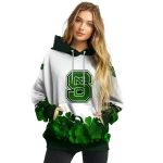 nc state wolfpack lucky motif white green hoodie best selling