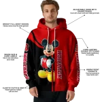 nc state wolfpack mickey mouse red black hoodie best selling