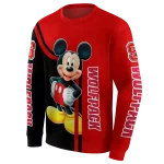 nc state wolfpack mickey mouse red black hoodie best selling