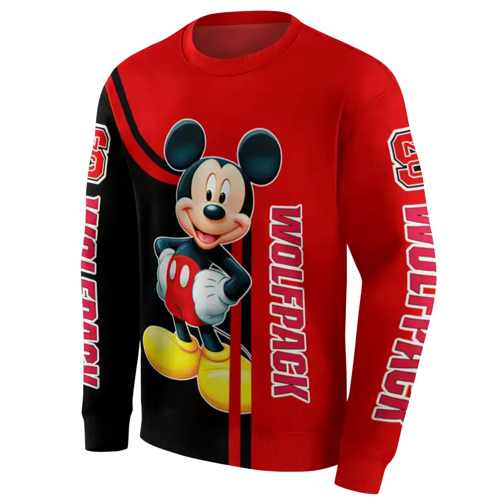 nc state wolfpack mickey mouse red black hoodie new arrival nc state wolfpack mickey mouse red black hoodie new arrival