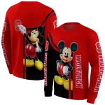 nc state wolfpack mickey mouse red black hoodie best selling