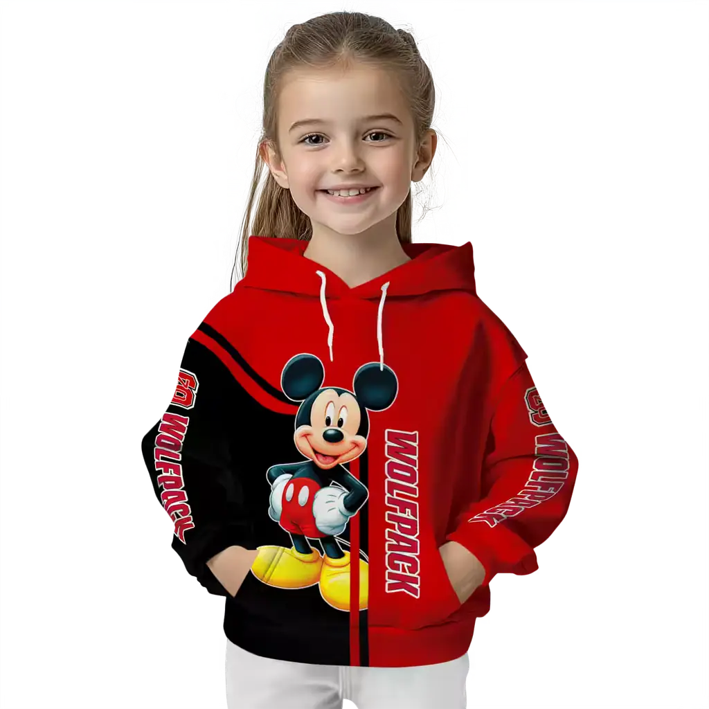 nc state wolfpack mickey mouse red black hoodie top rated nc state wolfpack mickey mouse red black hoodie top rated