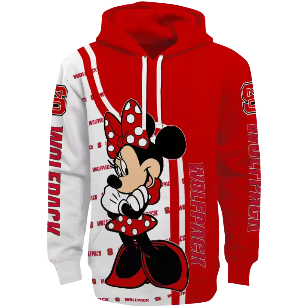 nc state wolfpack minnie mouse red hoodie best selling nc state wolfpack minnie mouse red hoodie best selling