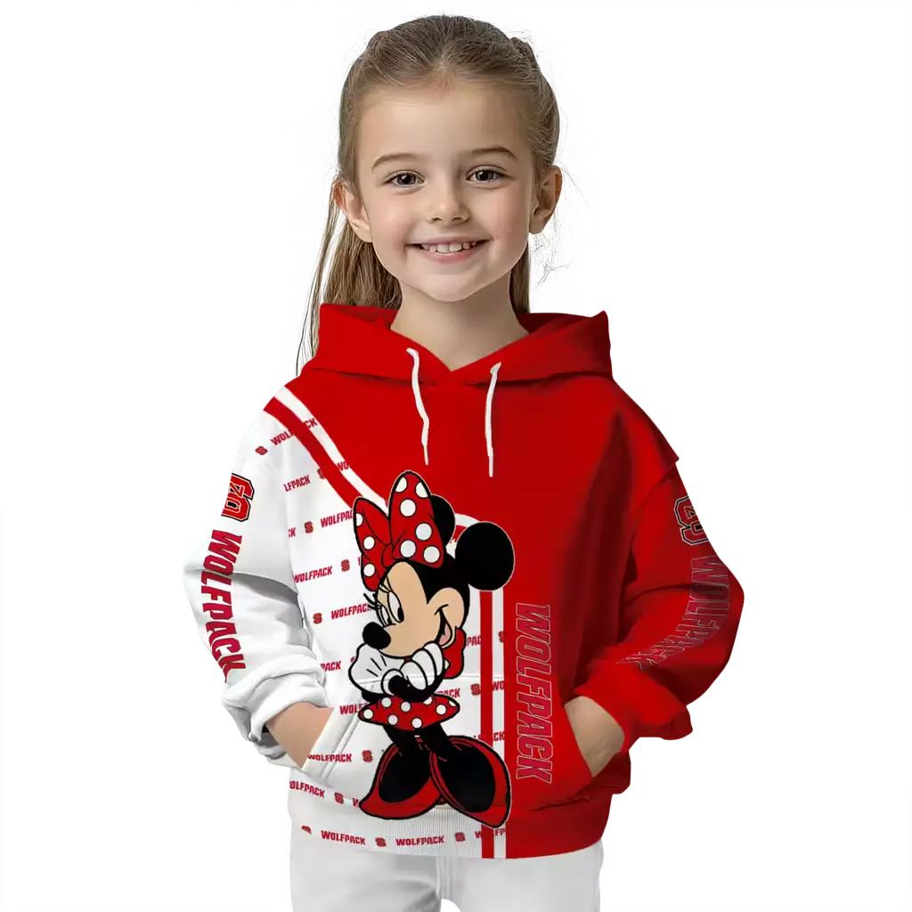 nc state wolfpack minnie mouse red hoodie top rated nc state wolfpack minnie mouse red hoodie top rated