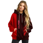 nc state wolfpack monogram pattern red hoodie best selling