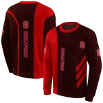 nc state wolfpack monogram pattern red hoodie best selling