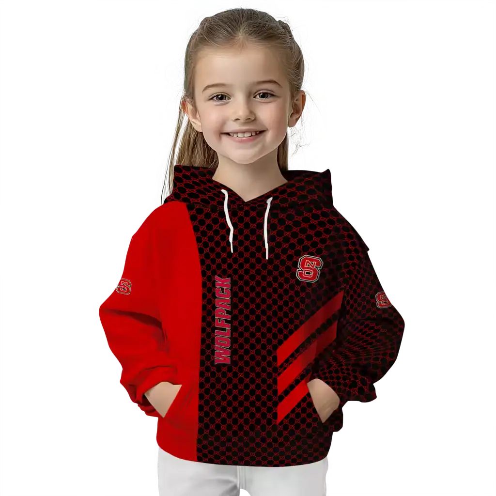 nc state wolfpack monogram pattern red hoodie top rated nc state wolfpack monogram pattern red hoodie top rated