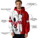 nc state wolfpack playful snoopy red hoodie best selling