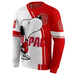 nc state wolfpack playful snoopy red hoodie best selling