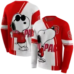 nc state wolfpack playful snoopy red hoodie best selling