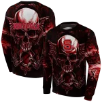 nc state wolfpack skull artwork red black hoodie best selling