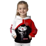 nc state wolfpack skull punisher white black hoodie best selling