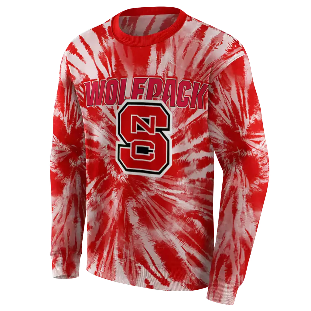 nc state wolfpack tie dye pattern red hoodie new arrival nc state wolfpack tie dye pattern red hoodie new arrival