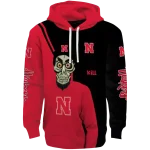 nebraska cornhuskers achmed skull red hoodie best selling