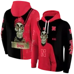 nebraska cornhuskers achmed skull red hoodie best selling