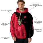 nebraska cornhuskers achmed skull red hoodie best selling