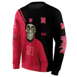 nebraska cornhuskers achmed skull red hoodie best selling