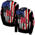 nebraska cornhuskers american pride black hoodie best selling