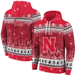 nebraska cornhuskers christmas trees red hoodie best selling