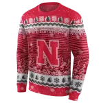 nebraska cornhuskers christmas trees red hoodie best selling