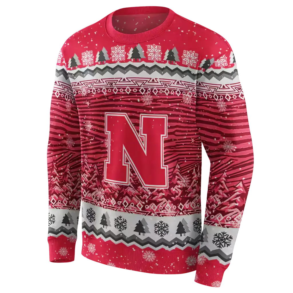 nebraska cornhuskers christmas trees red hoodie new arrival nebraska cornhuskers christmas trees red hoodie new arrival