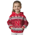 nebraska cornhuskers christmas trees red hoodie best selling