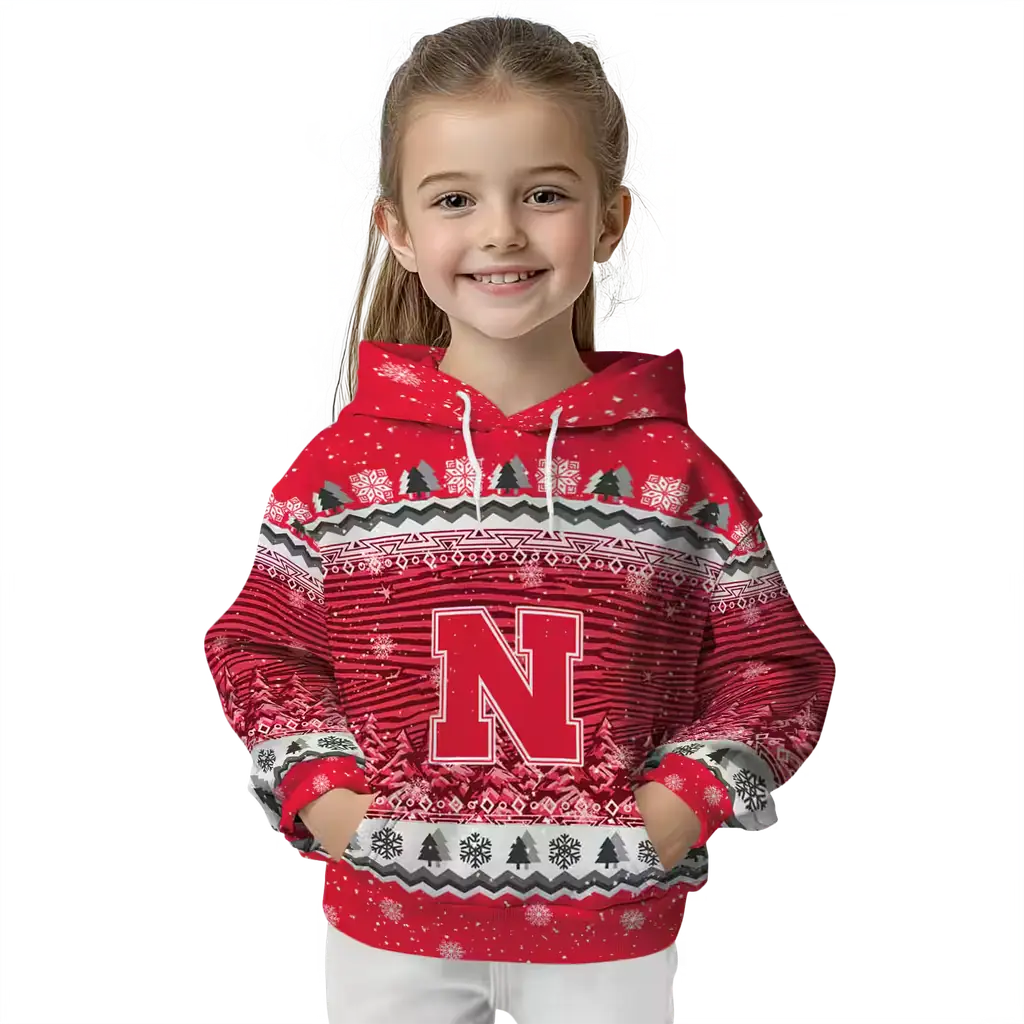 nebraska cornhuskers christmas trees red hoodie top rated nebraska cornhuskers christmas trees red hoodie top rated