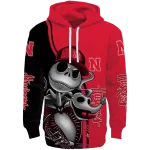 nebraska cornhuskers jack skellington red hoodie best selling