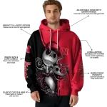 nebraska cornhuskers jack skellington red hoodie best selling