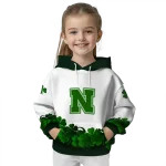 nebraska cornhuskers lucky motif white green hoodie best selling