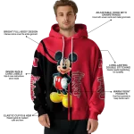 nebraska cornhuskers mickey mouse red black hoodie best selling