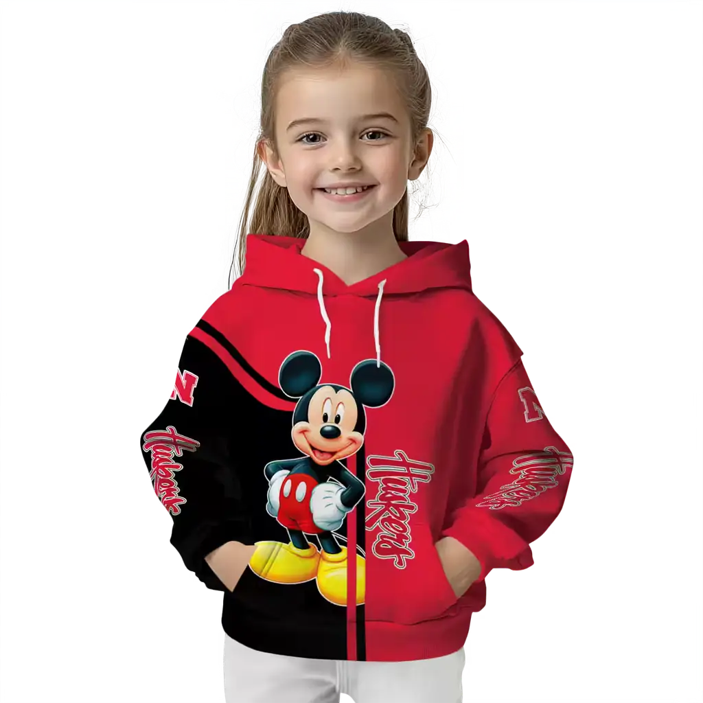 nebraska cornhuskers mickey mouse red black hoodie top rated nebraska cornhuskers mickey mouse red black hoodie top rated