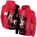 nebraska cornhuskers minnie mouse red hoodie best selling