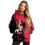 nebraska cornhuskers minnie mouse red hoodie best selling